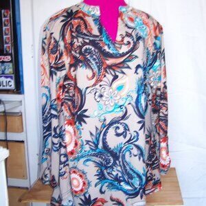 WinWin Button Sleeve Tunic Sz L/XL
